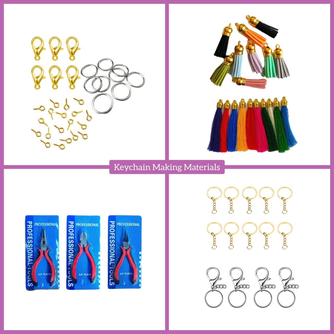 Keychain Making Materials
